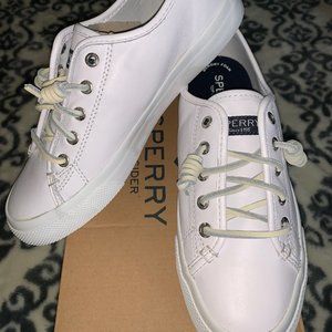 Sperry Top Sider- WHITE NWT